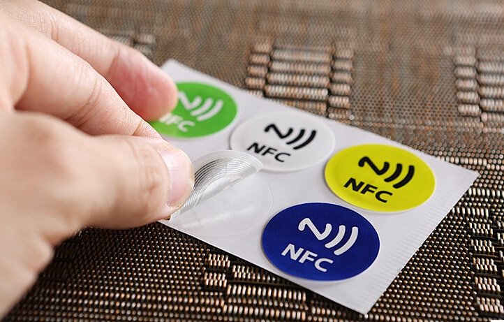 6pcs NFC ± ̺ ƼĿ Ntag216 13.56mhz RFID Ű ± ī  NFC   ̵ ȭ  